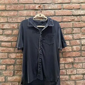 Todd Snyder “MADE IN LA” button down in Charcoal